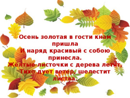 Золотая Осень, в гости к нам пришла! Золотая Осень, в гости к нам пришла!.